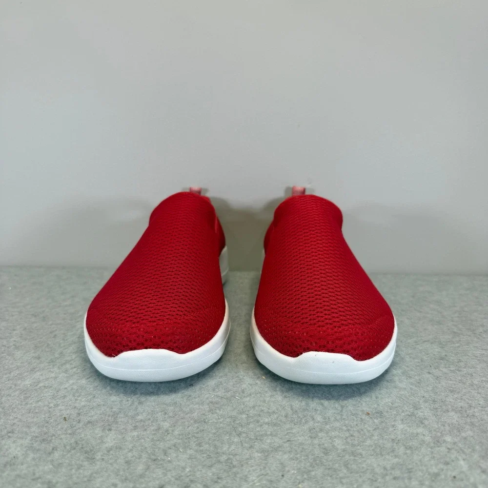 Skechers Go Walk Womens Shoes Size 9 Joy Red Mesh Slip On Walking Sneaker 15600W